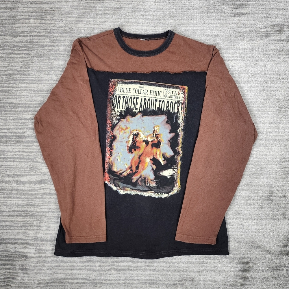 Y2k Blue Collar Ethic Long Sleeve T-shirt